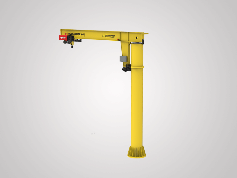 Fixed pillar jib crane